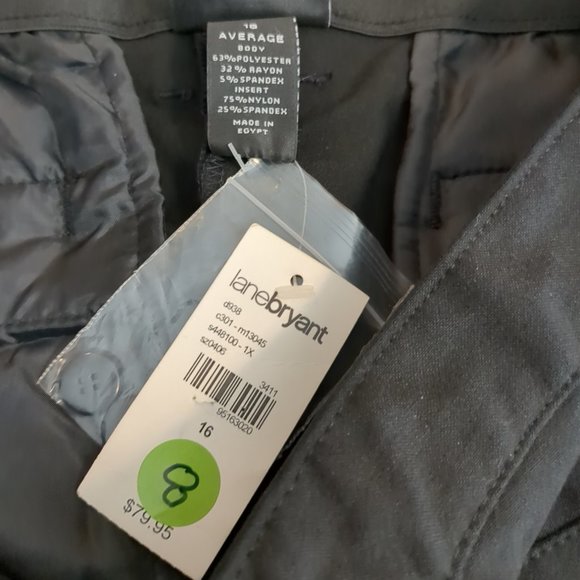 NWT's Lane Bryant Woman's Size 16 Average Body Slacks Dress Pants - Picture 2 of 3